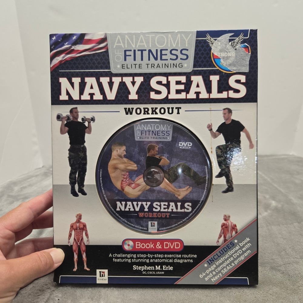 Anatomy of Fitness Elite Training Navy SEALs Workout DVD and Book Kit NTSC 2015